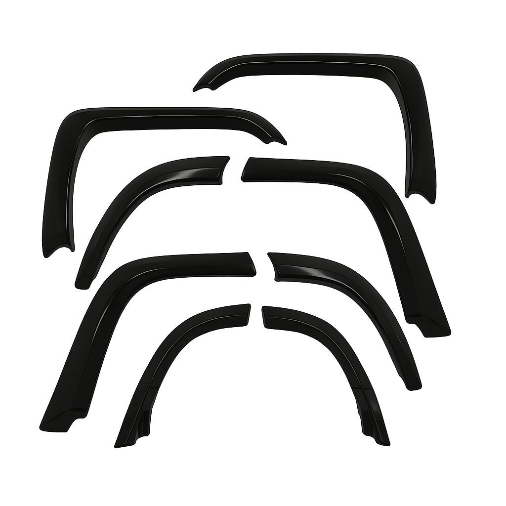 Toyota Land Cruiser Fibreglass Fender Flares - 76 Series (2007-) (4 Pack)