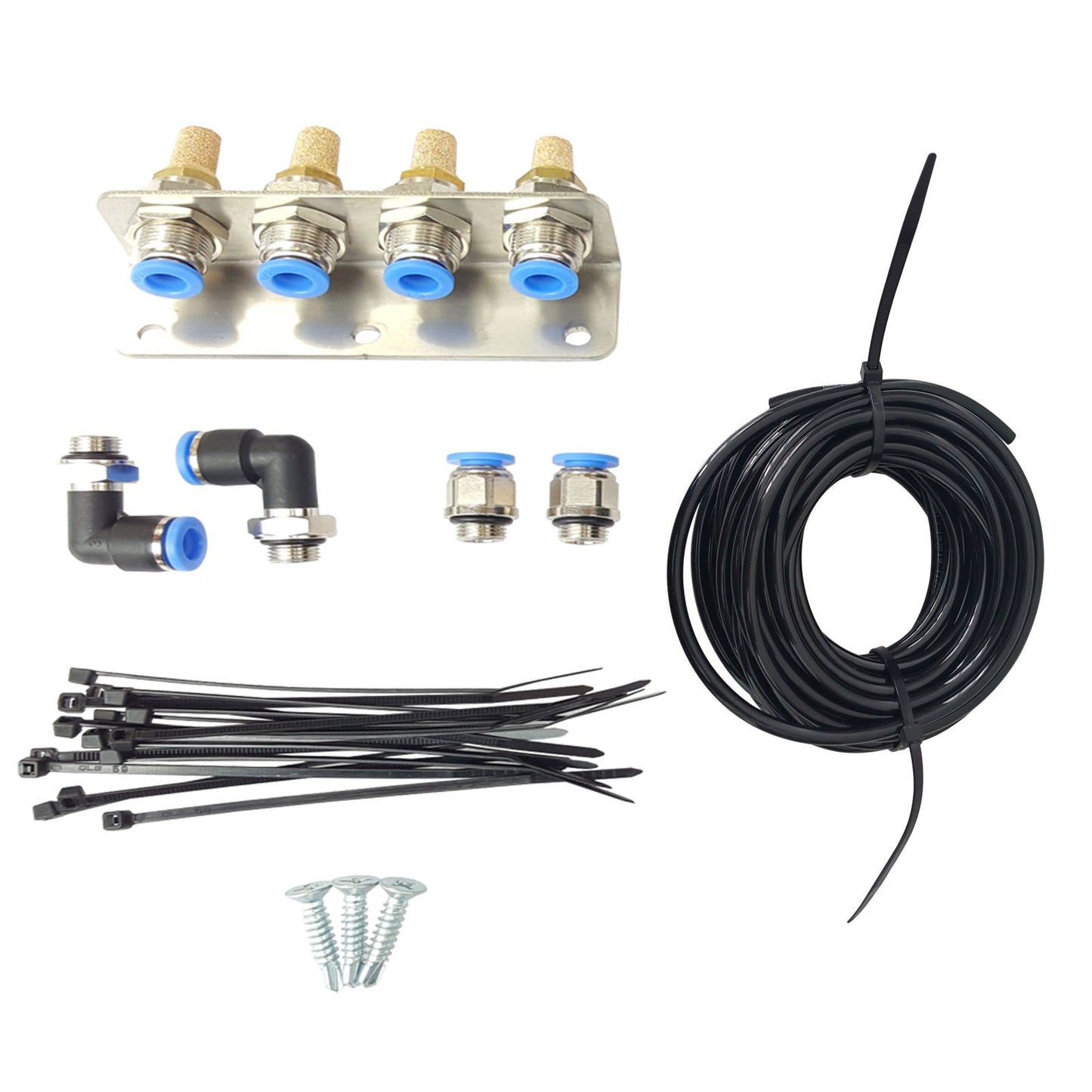 70 Series Land Cruiser Diff Breather Kit 101 4 Point Universal Fit - Suitable for Toyota Hilux, Prado & Landcruiser