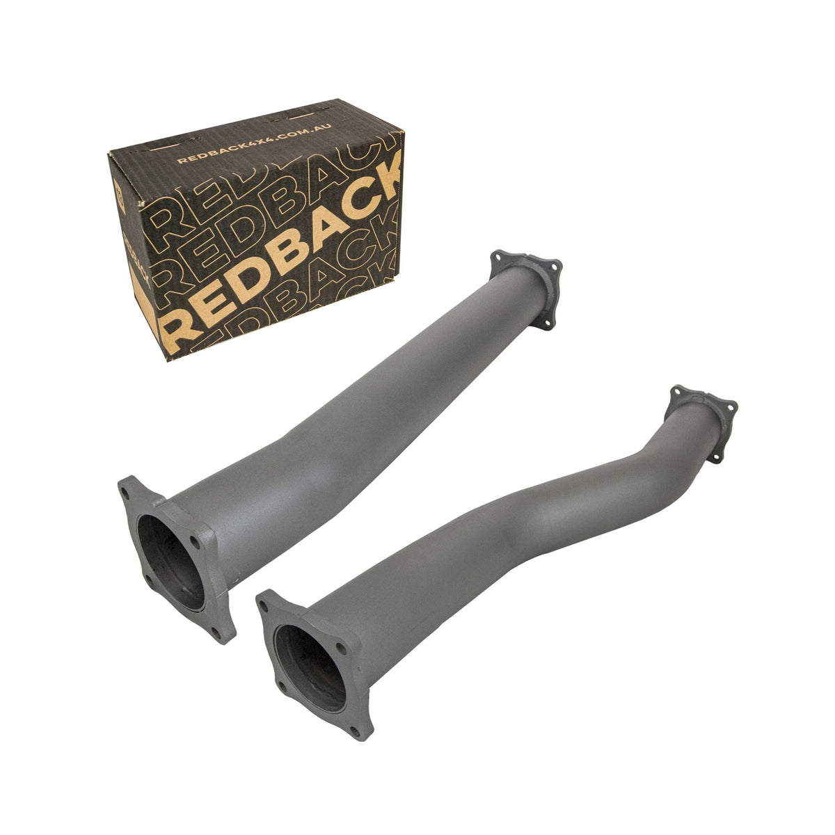 70 Series Land Cruiser Extreme Duty Exhaust - 76 Series Wagon with Auxiliary Fuel Tank (01/2007 - 10/2016)