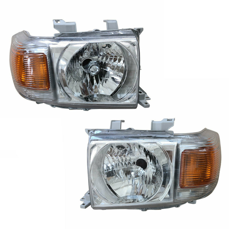 Toyota Land Cruiser Headlights (Pair) - Suitable for VDJ76, 78 & 79 Series LandCruiser