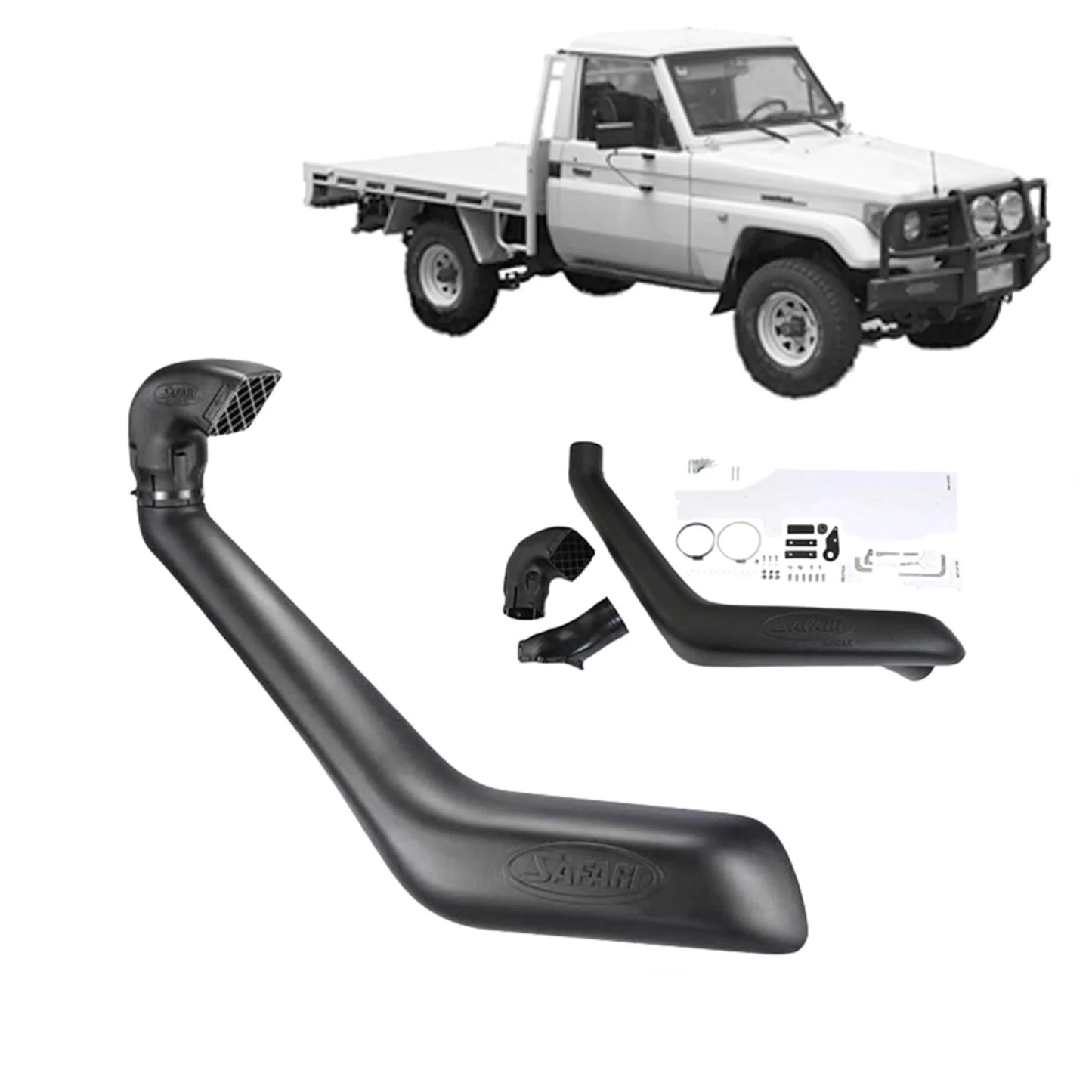 Toyota Land Cruiser Safari Snorkel for Toyota Landcruiser 75/78/79 Narrow Front 2H and 3F 4.0L (11/1984 - 1993)