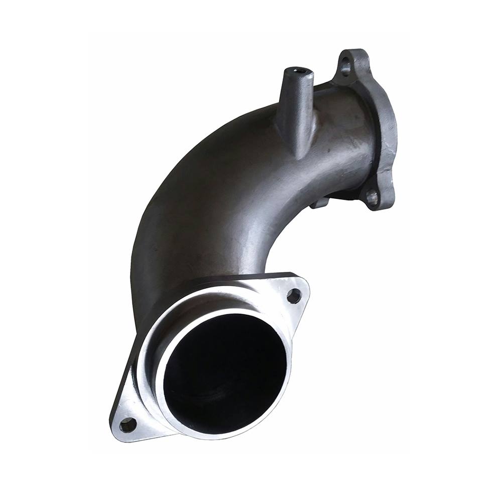 304 Cast Stainless Dump Pipe for the Toyota LandCruiser 78/79 Series 4.2L 1HD-FTE