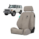 Black Duck Canvas Seat Covers for the Toyota LandCruiser 76 Series Wagon (03/2007 - 08/2016)