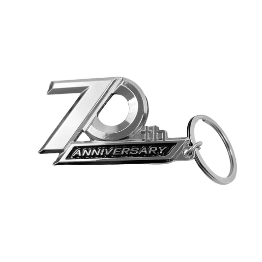 70th Anniversary Metal Key Ring for 70 Series Land Cruisers