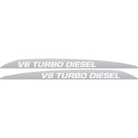 Bonnet Decals (Pair) for the Toyota LandCruiser 70 Series (Pre-DPF) (2007-2016) (view 2)
