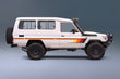 Broome body stripe kit - J78 Series Toyota Land Cruiser Troop Carrier TRD colours vehicle