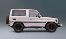 Brussels body stripe kit - BJ73/BJ74 MWB Land Cruiser blue gradient white vehicle