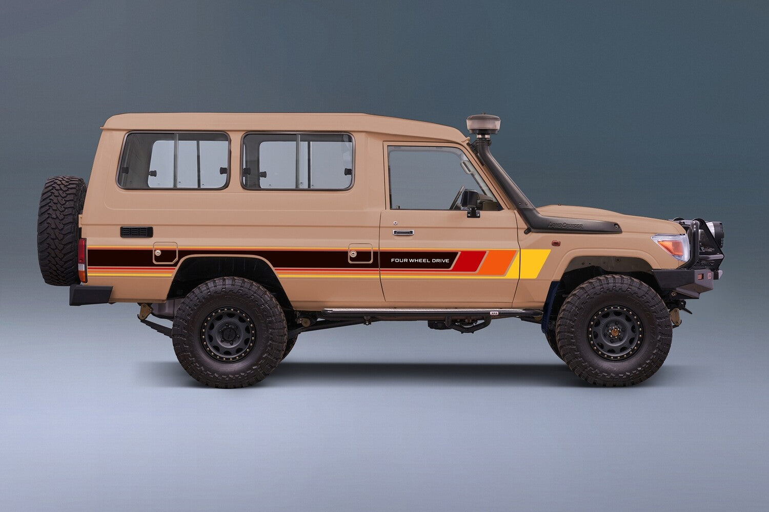 Touge source image 8 for Decal Body Stripe Kit (Cobar) - 78 Series Troop Carrier (1999-)
