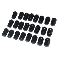70 Series Land Cruiser 24 Pcs Black Wheel Nuts - Suitable for Toyota Landcruiser Early 79 Series, Hilux, Prado