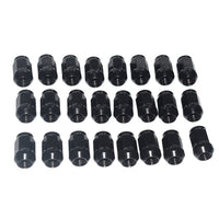 70 Series Land Cruiser 24 Pcs Black Wheel Nuts - Suitable for Toyota Landcruiser Early 79 Series, Hilux, Prado