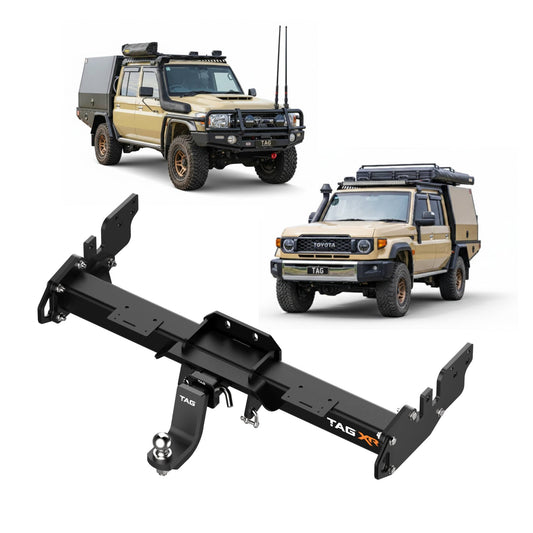 Extreme Recovery Towbar & Direct Fit Wiring for the Toyota LandCruiser 75/79 Series