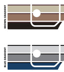 Brussels body stripe kit - BJ73/BJ74 MWB Land Cruiser colour reference