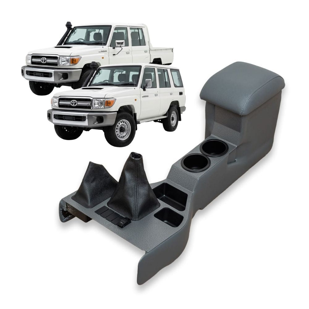 Centre Console (Full Length) for the Toyota LandCruiser 76/79 Dual Cab (2007-On)