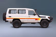 Ballina body stripes kit - J75 Series Toyota Land Cruiser Troop Carrier Sunrise Inverted vehicle