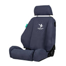 Black Duck Canvas Seat Covers for the Toyota LandCruiser 76 Series Wagon (03/2007 - 08/2016)