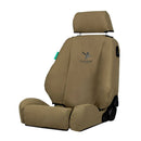 Black Duck Canvas Seat Covers for the Toyota LandCruiser 76 Series Wagon (03/2007 - 08/2016)