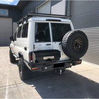 Rear Bar for the Toyota LandCruiser 75/78 Series (1984-) (view 3)