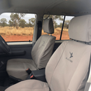 Black Duck Canvas Seat Covers for the Toyota LandCruiser 75 Series Troopy (01/1985 - 09/1999)