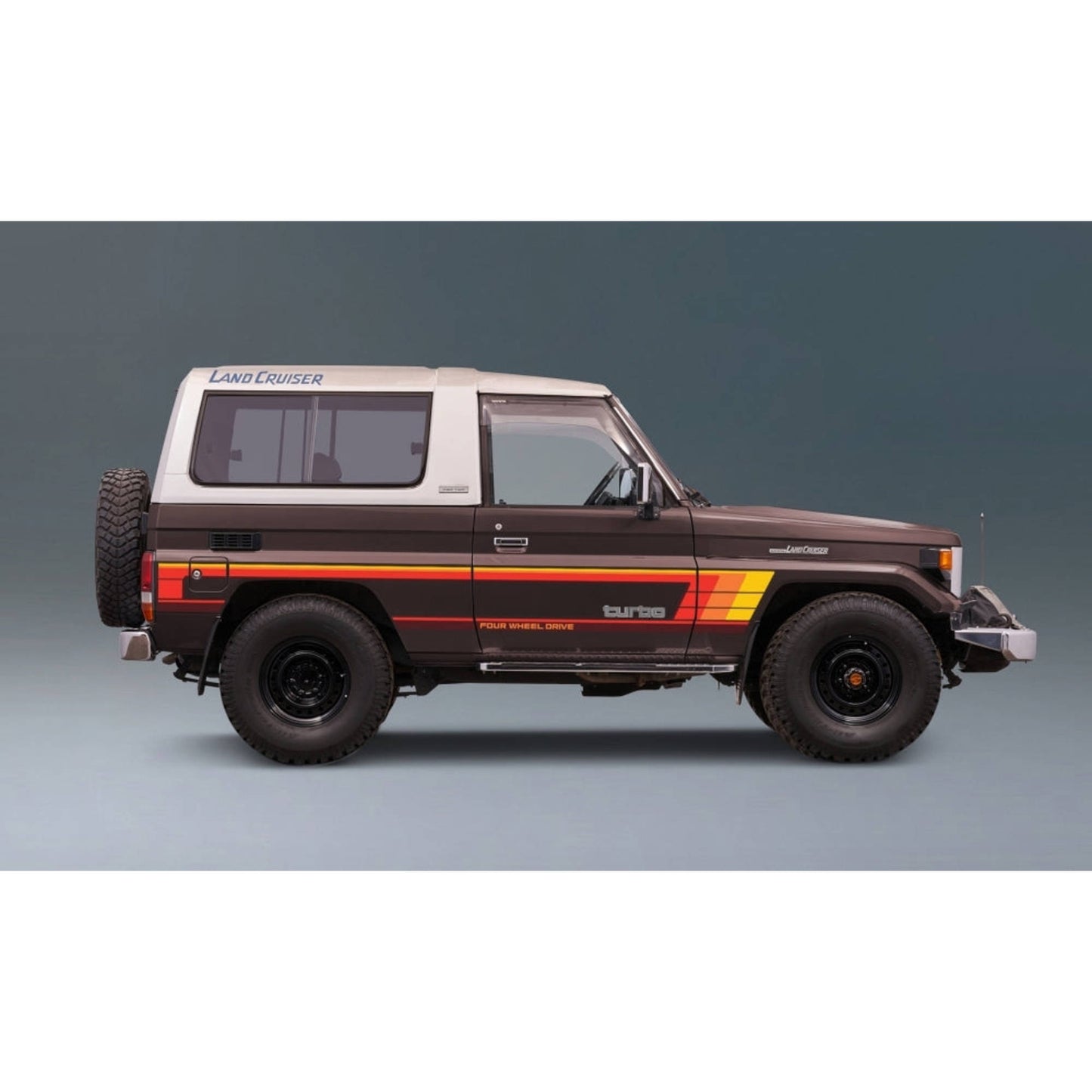 Decal Body Stripe Kit (Tweed) for the Toyota LandCruiser 73/74 Series (1984–1990) (view 4)
