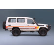 Decal Body Stripe Kit (Tweed) for the Toyota LandCruiser 75 Series (1985–1999)