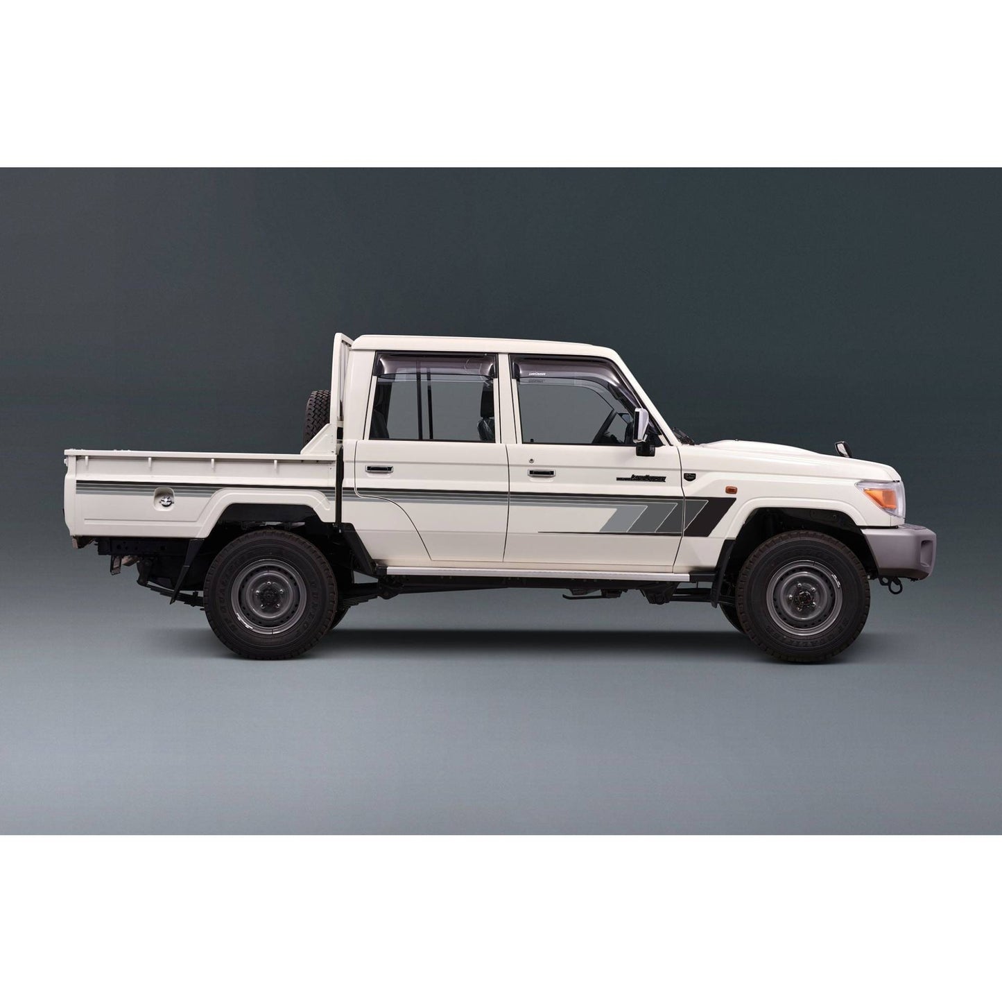 Decal Body Stripe Kit (Broome) - 79 Series Dual Cab (2012-)