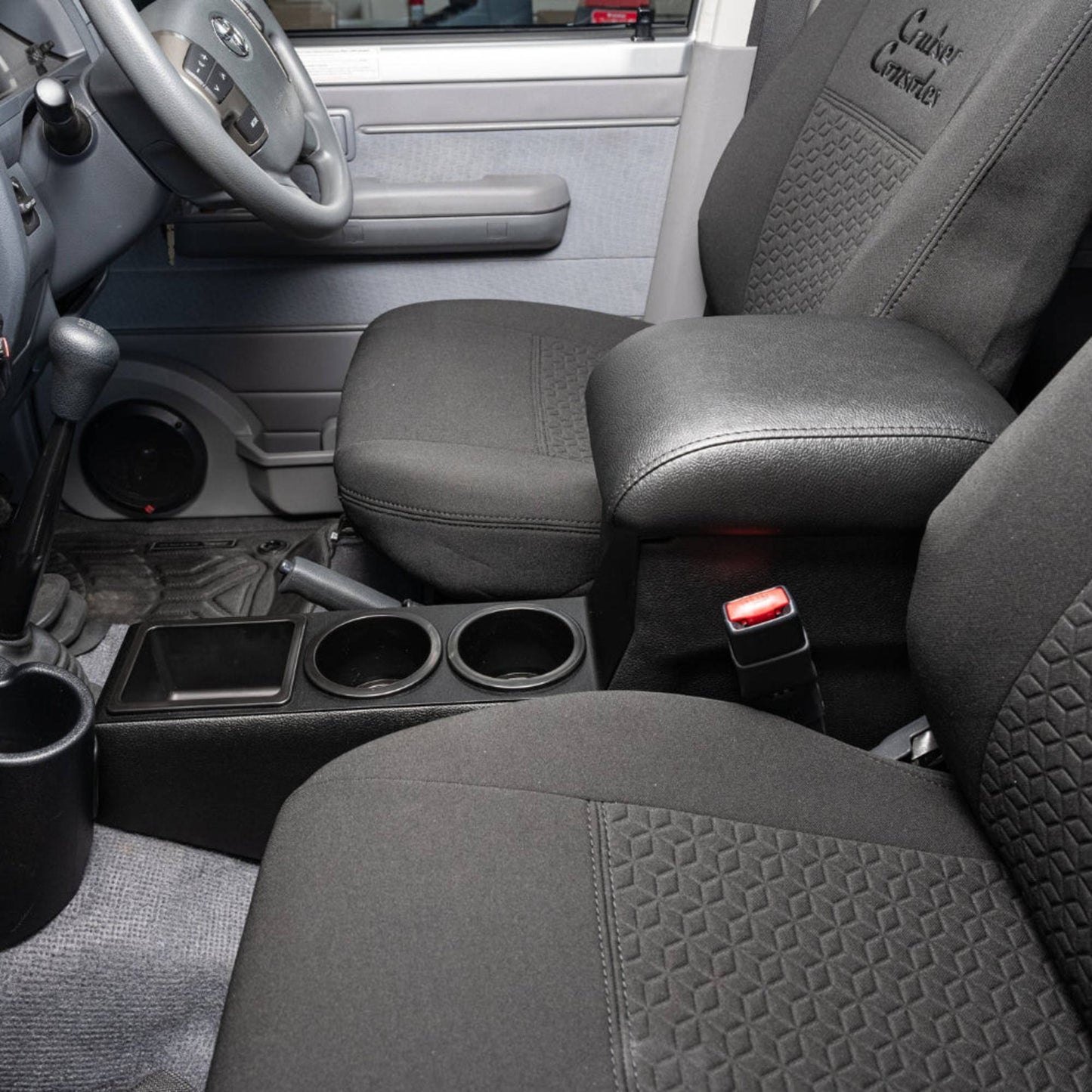 Centre Console half length installed front detail