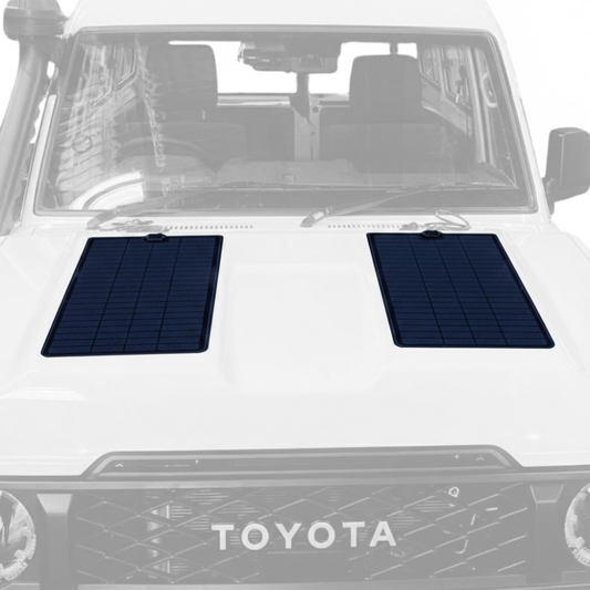 Toyota Land Cruiser 70W Bonnet Solar Panel Kit - Facelift 70 Series (2024-)