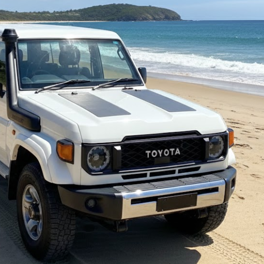 Toyota Land Cruiser 70W Bonnet Solar Panel Kit - Facelift 70 Series (2024-)