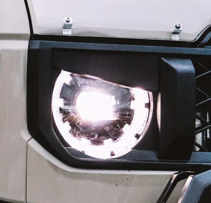 70 Series Land Cruiser Angry Headlight Covers (Pair) (2024-)
