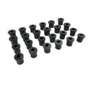 24 Pcs Front & Rear Rubber Shackle Bushes for the Toyota LandCruiser 75 Series