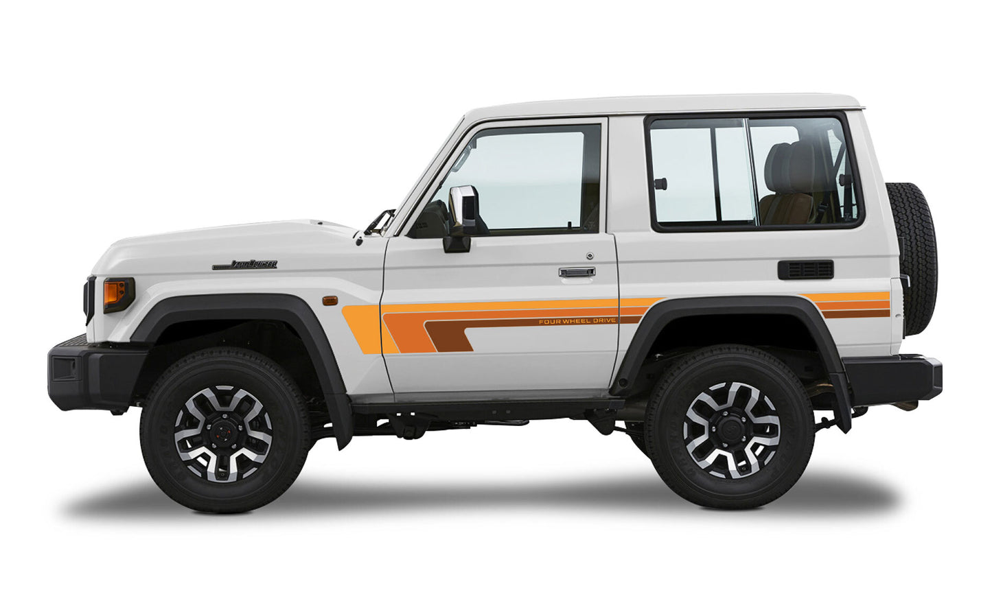 70 Series Land Cruiser Decal Body Stripe Kit (Ballina) -  71 Series (2023-)