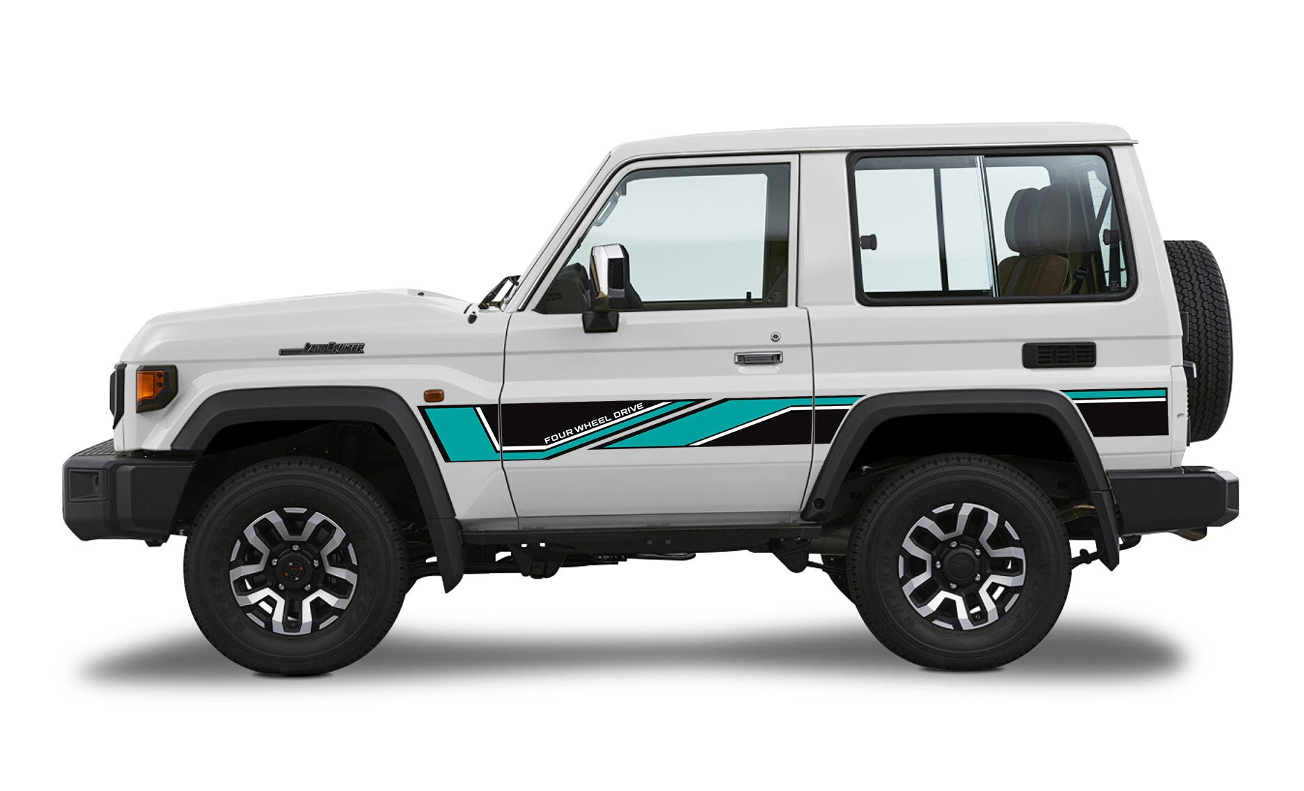 70 Series Land Cruiser Decal Body Stripe Kit (Barossa) -  71 Series (2023-)