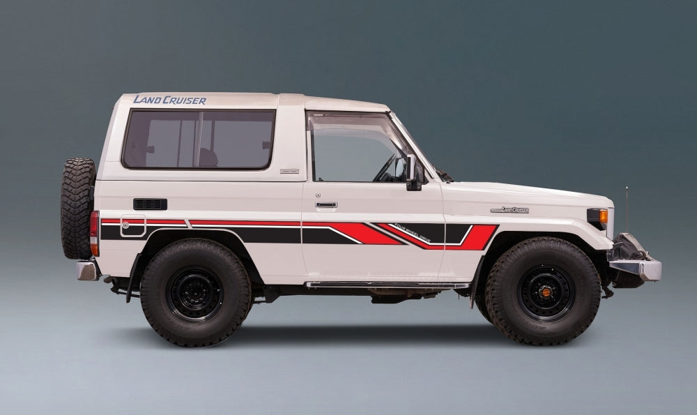 70 Series Land Cruiser Decal Body Stripe Kit (Barossa) - 73/74 Series (1984–1990)