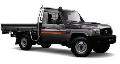 70 Series Land Cruiser Decal Body Stripe Kit (Broome Lite) - 75/79 Series Single Cab (1985-)