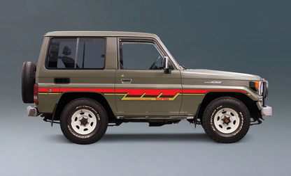 70 Series Land Cruiser Decal Body Stripe Kit (California) -  71 Series/Bundera (1984–)