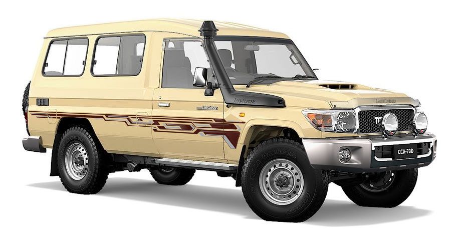 70 Series Land Cruiser Decal Body Stripe Kit (Doha) - 78 Series Troop Carrier (1999-)