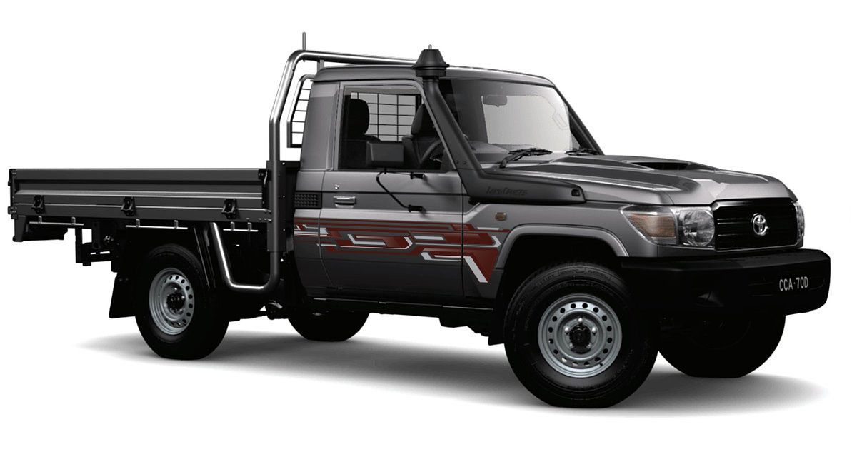 70 Series Land Cruiser Decal Body Stripe Kit (Doha) - 79 Series Single Cab (1999-)