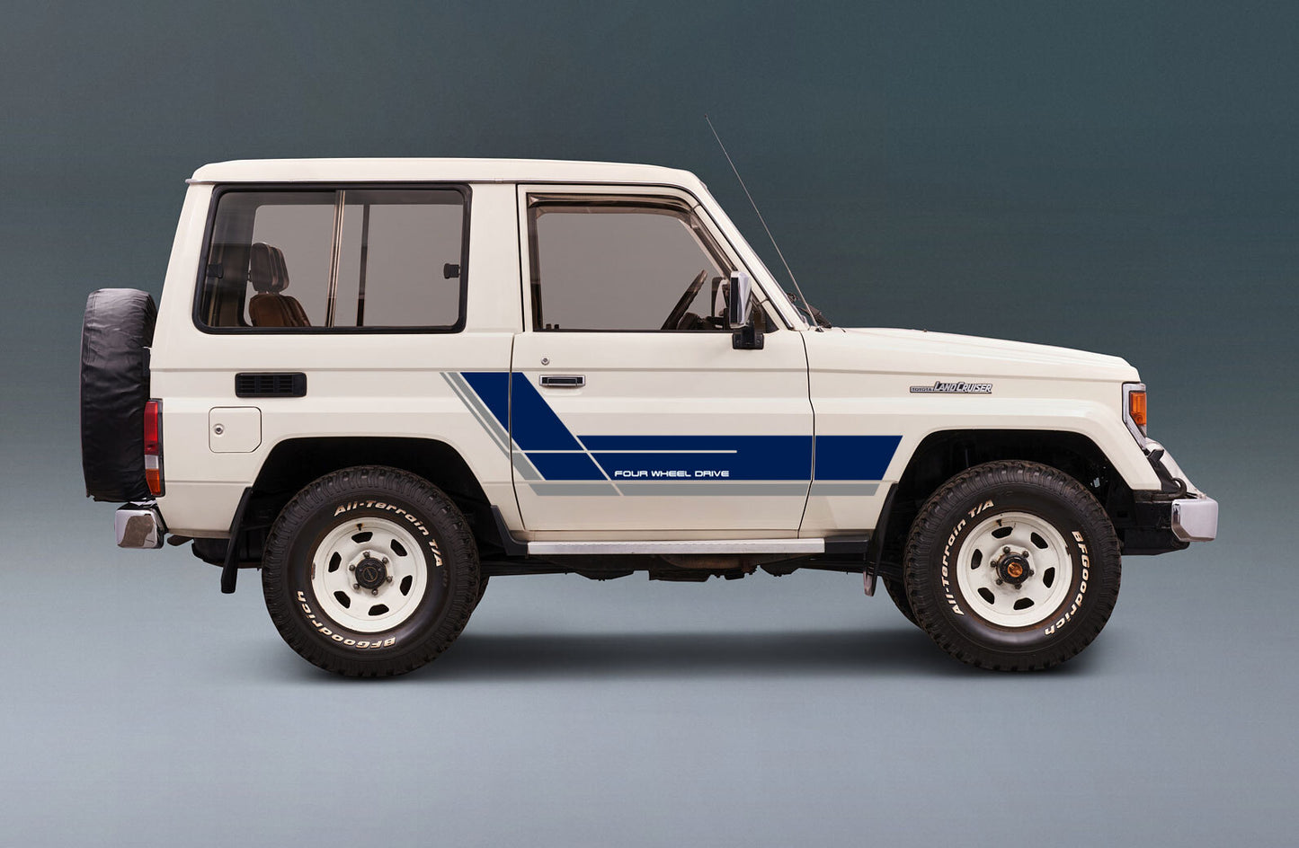 70 Series Land Cruiser Decal Body Stripe Kit (Fairbridge) -  71 Series/Bundera (1984–)