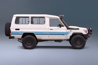 70 Series Land Cruiser Decal Body Stripe Kit (Kiah River) - 78 Series Troop Carrier (1999-)