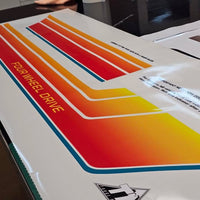 70 Series Land Cruiser Decal Body Stripe Kit (Lil & Jake Edition Renmark) - 78 Series Troop Carrier (1999-)