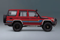 70 Series Land Cruiser Decal Body Stripe Kit (Limited Edition Topographic Renmark) - 76 Series (2007-)