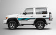 70 Series Land Cruiser Decal Body Stripe Kit (Mecca) -  71 Series (2023-)