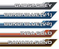 70 Series Land Cruiser Decal Body Stripe Kit (Renmark Type-1) - 78 Series Troop Carrier (1999-)