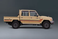 70 Series Land Cruiser Decal Body Stripe Kit (Townsville) - 79 Series Dual Cab (2012-)