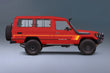 70 Series Land Cruiser Decal Body Stripe Kit (Tweed) - 75 Series (1985–1999)