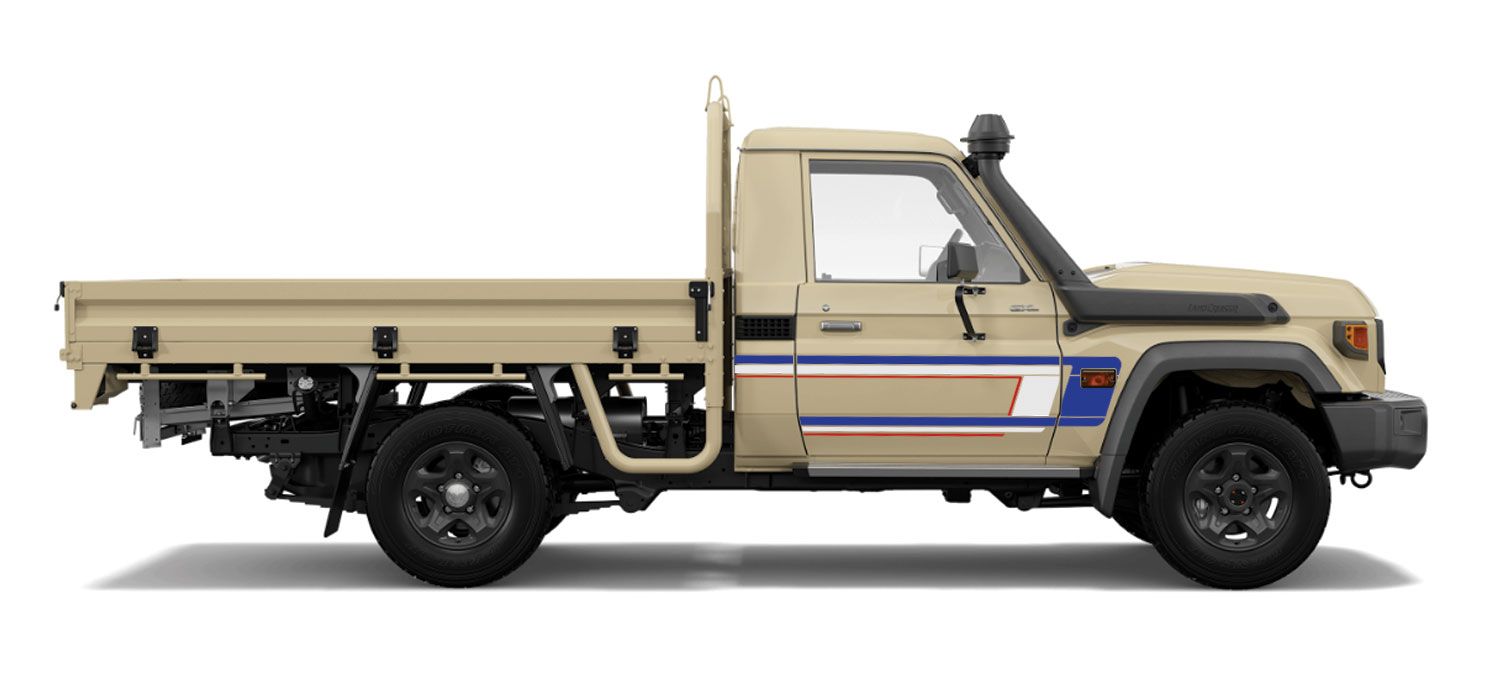 Decal Body Stripe Kit (York) - 75/79 Series Single Cab (1985-) – 70 ...