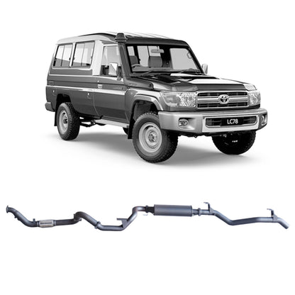 70 Series Land Cruiser Extreme Duty Exhaust - 78 Series Troop Carrier (03/2007 - 10/2016)
