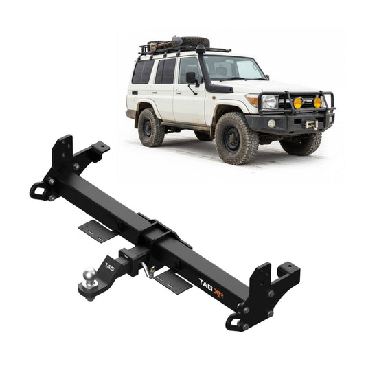 70 Series Land Cruiser Extreme Recovery Towbar & Direct Fit Wiring - 76 Series Wagon (03/2007 - On)
