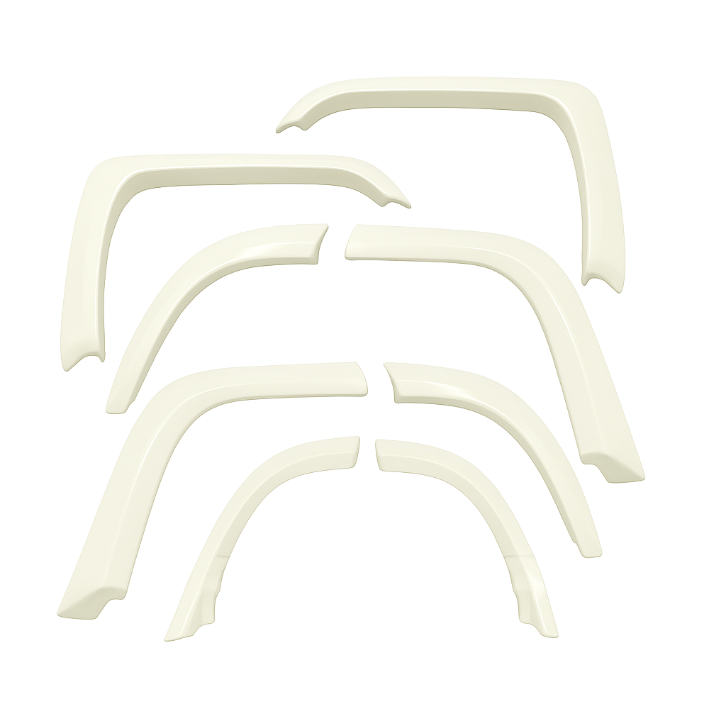 Toyota Land Cruiser Fibreglass Fender Flares - 76 Series (2007-) (4 Pack)