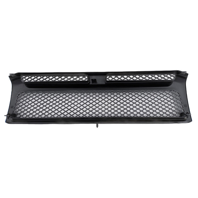 Black/Chrome Mesh Grille For Toyota Landcruiser 76, 78, 79 Series (2007-2018) – Front Replacement